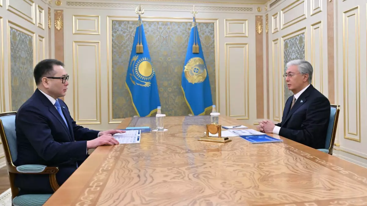 Тоқаев Шаққалиевті қабылдады: Сауда ЖІӨ-нің 19%-ын құрап, айналым 80 трлн теңгеден асты