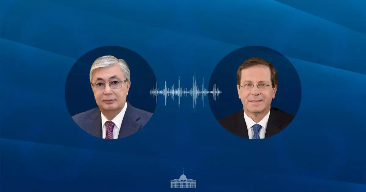  Мемлекет басшысы Израиль президентімен телефон арқылы сөйлесті 