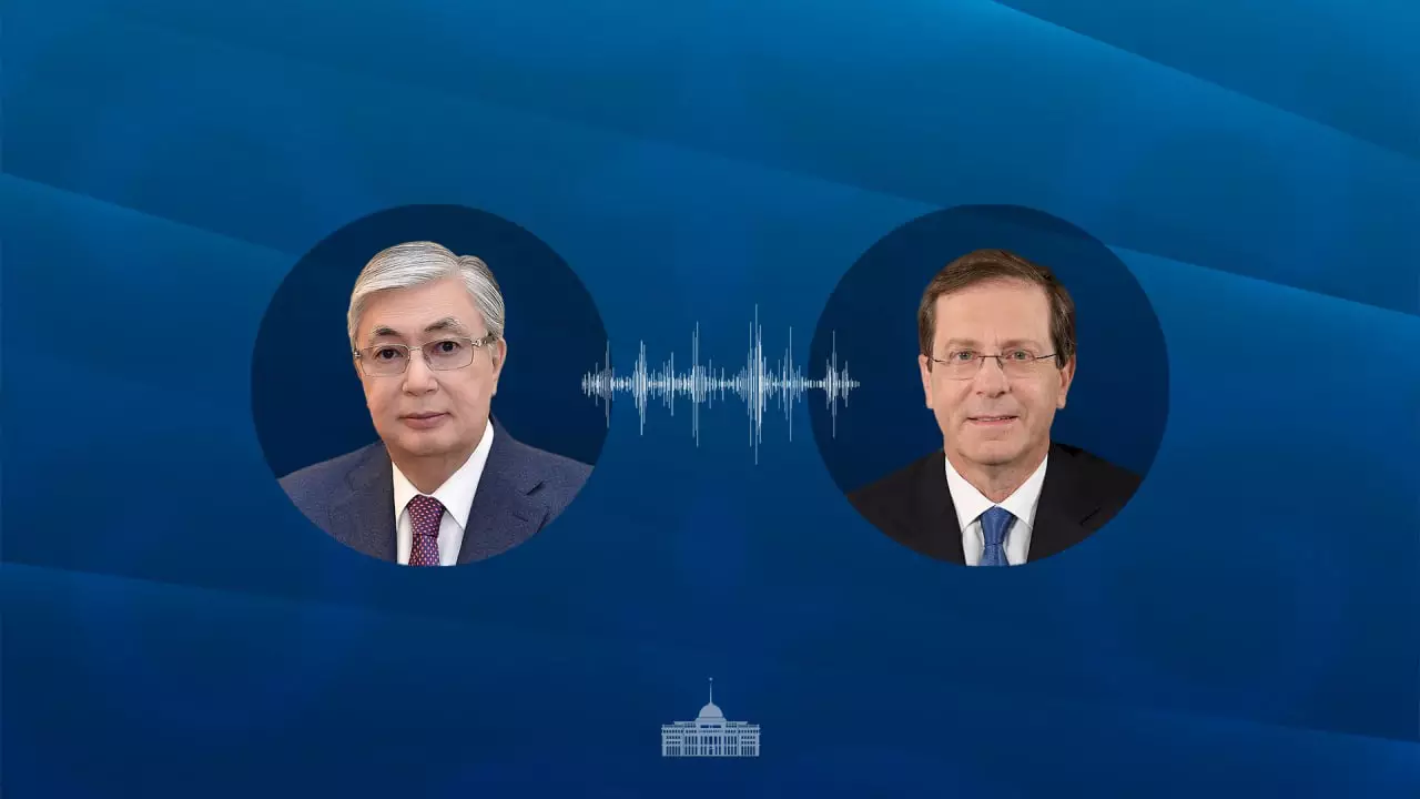 Состоялся телефонный разговор Главы государства с Президентом Израиля