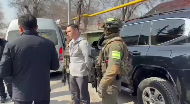 Санжар Боқаев ұсталған сәттің видеосы тарады