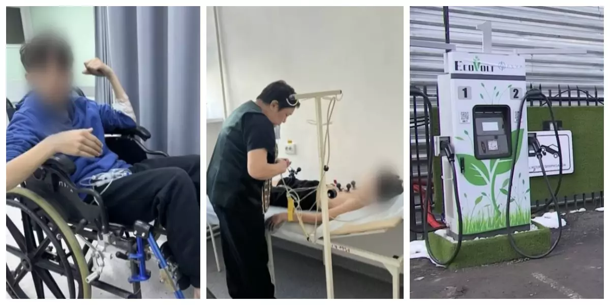 Алматыда жасөспірімді электромобильді қуаттайтын станцияда тоқ соғып, жансақтау бөліміне түсті