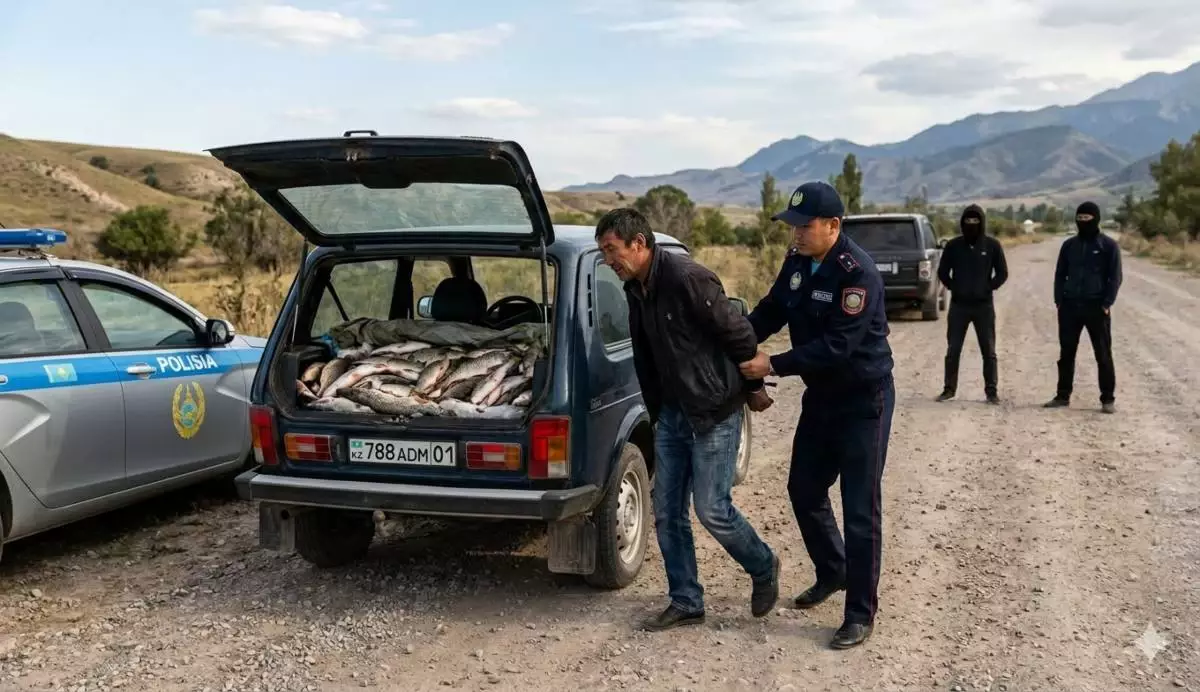 "Бетперде киген адамдар ұсынды": Атырау тұрғыны балық сатып алғаны үшін жеті жылға сотталды