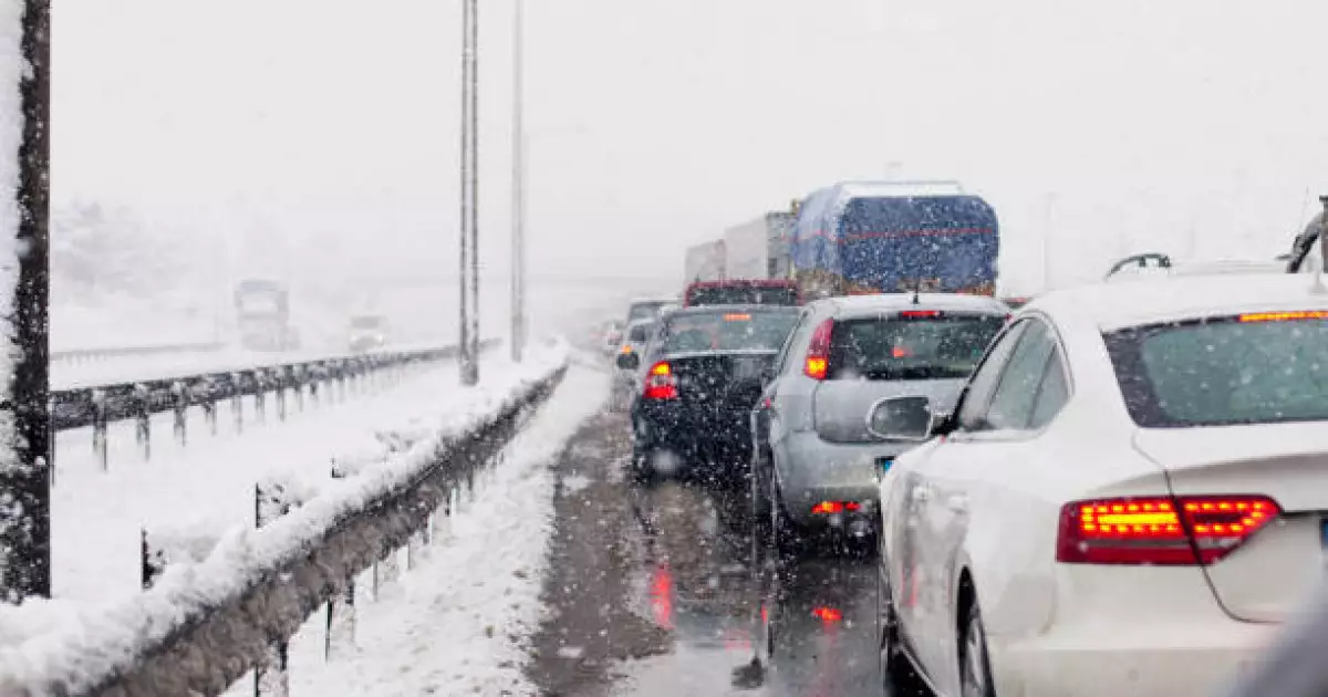   Ауа райына байланысты Қарағанды облысында жол жабылды   