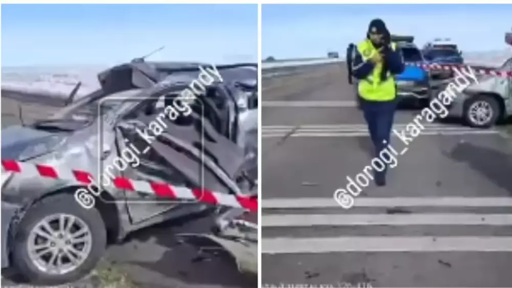 Қарағанды – Балқаш тасжолында аударылған көліктен үш адам қаза тапты