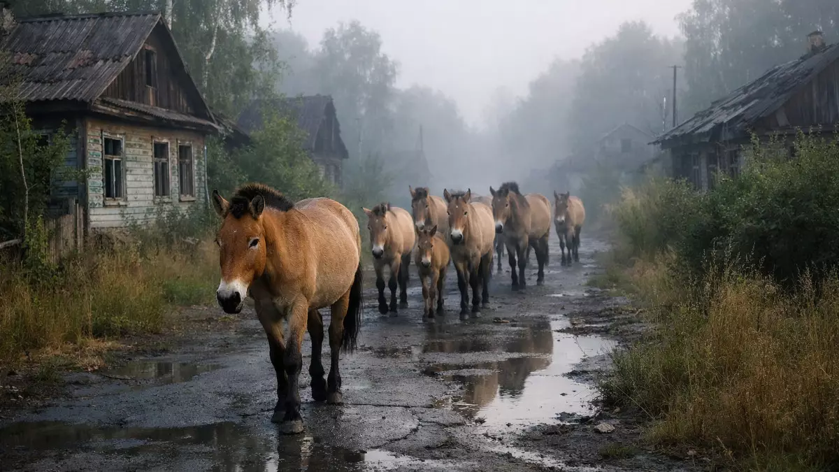 Призраки саванны: как Чернобыль стал лучшим заповедником Европы для волков и лошадей