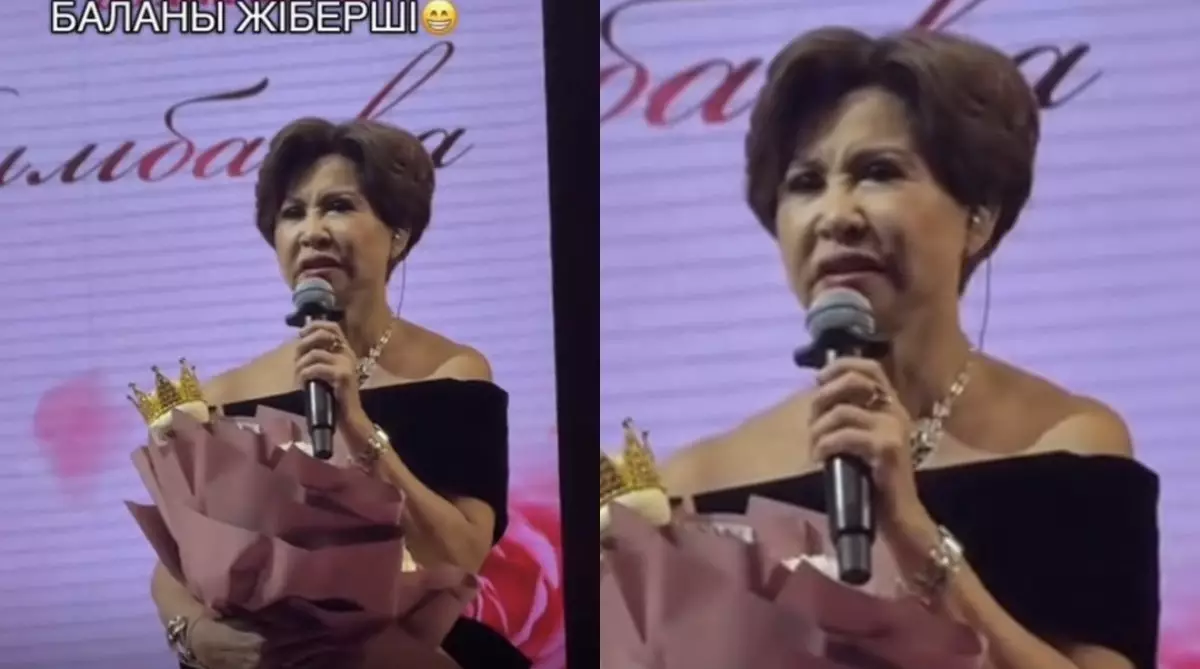 «Еміз дұрыстап»: Роза Рымбаева коцертінде көрерменге ұрсып берді (ВИДЕО)