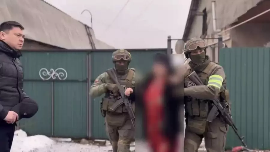 Талдықорғанда арнайы операция барысында 62 жастағы әйел ұсталды