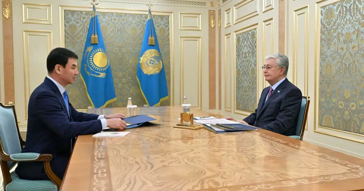 Тоқаев Алматы әкімі Дархан Сатыбалдыны қабылдады