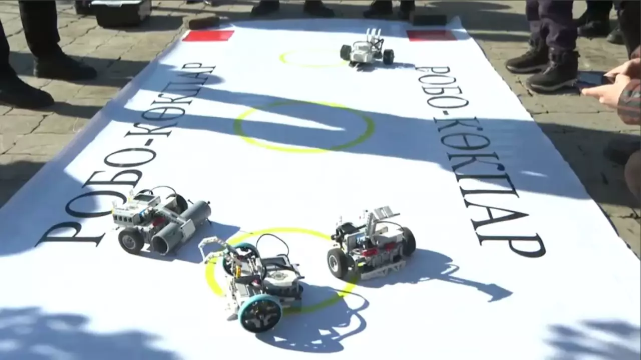 Ақтөбеде «Robot-көкпар» ойыны өтті