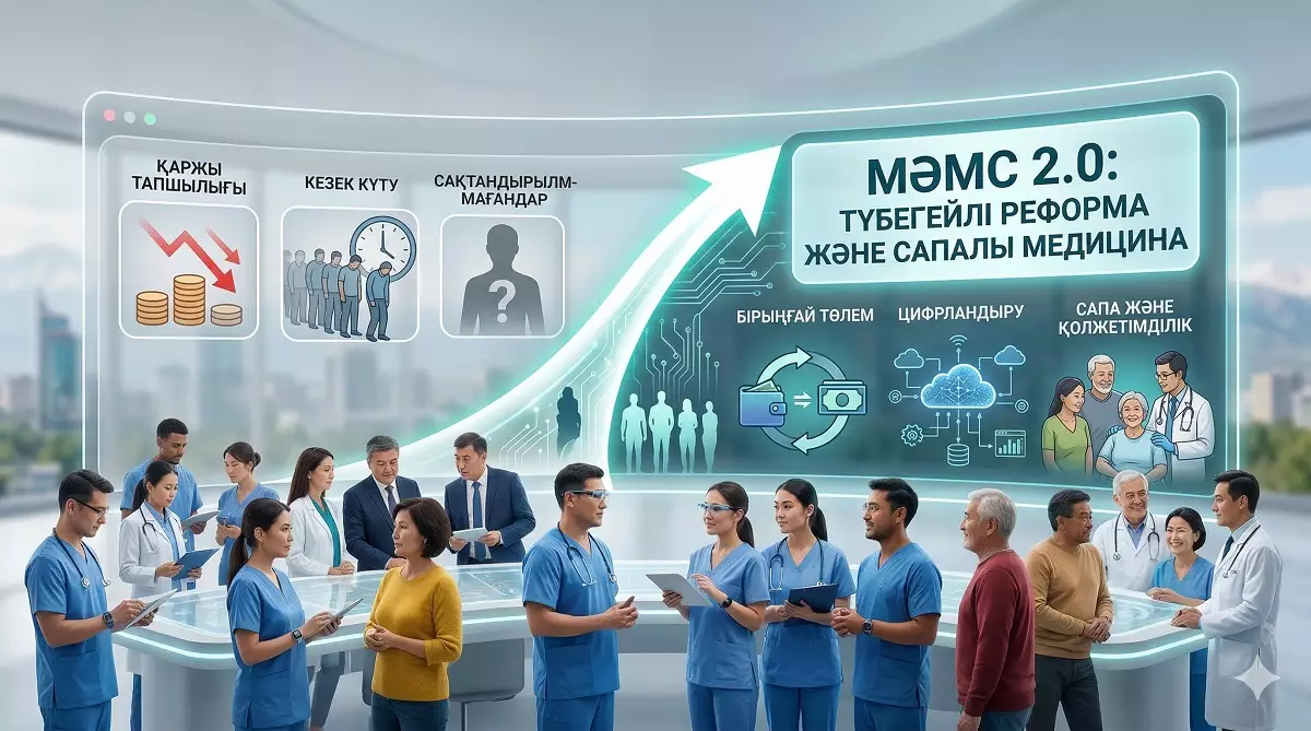 МӘМС 2.0: Денсаулық сақтау жүйесі неге түбегейлі өзгеріске мұқтаж?