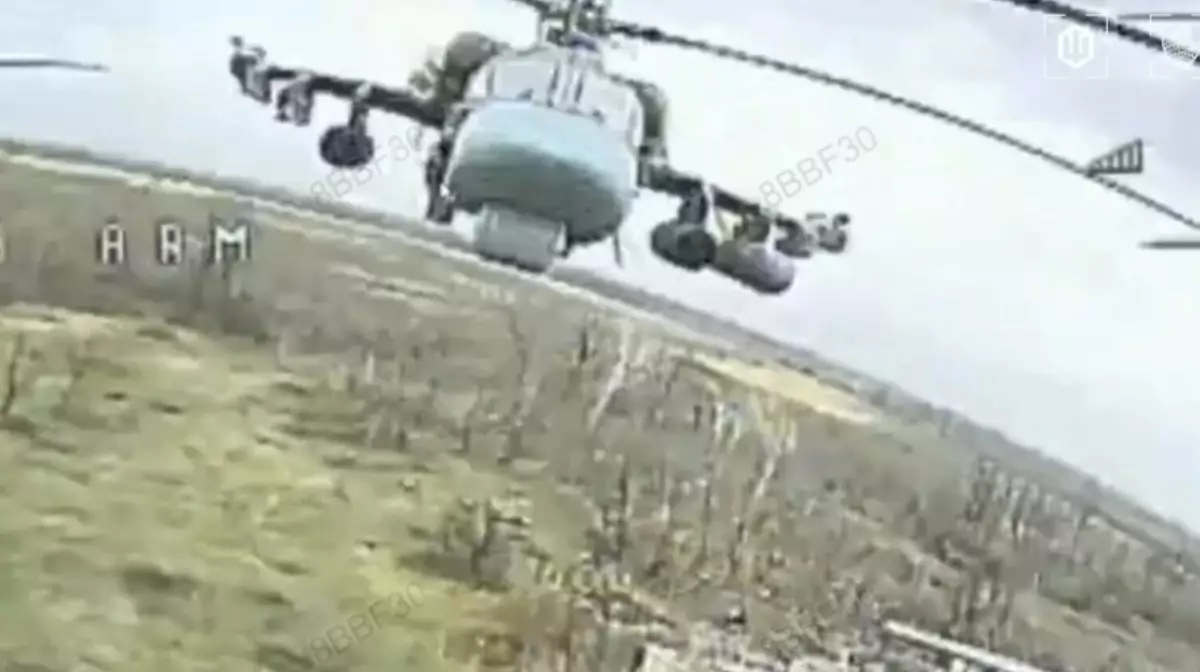 ВСУ сбили российский вертолёт Ка-52 беспилотником