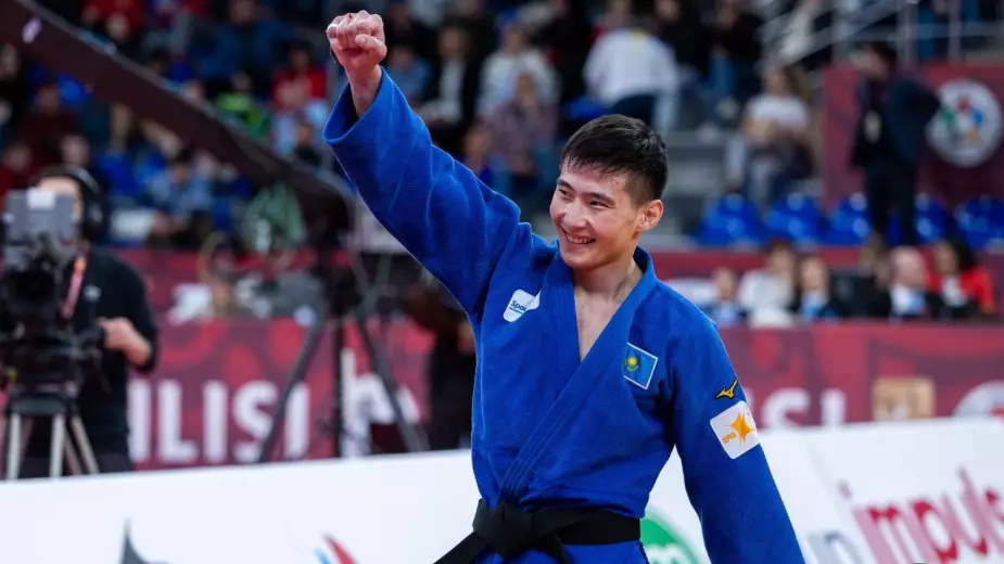Казахстан выиграл золото на турнире Grand Slam по дзюдо в Грузии (ВИДЕО)