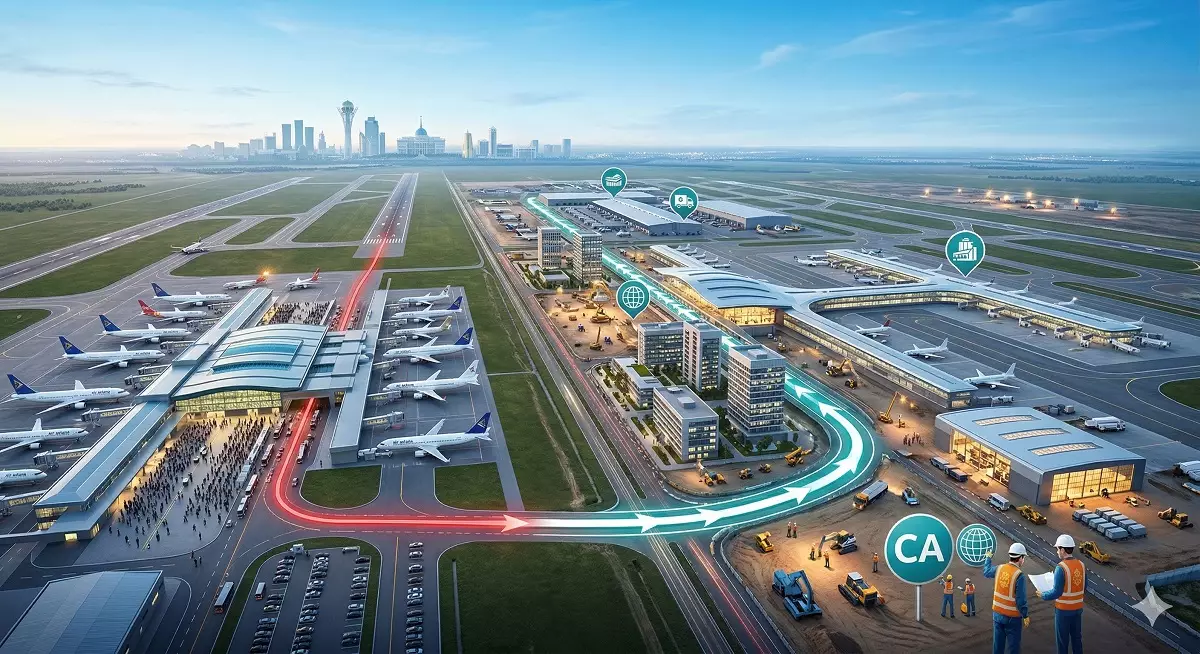 Астанада жаңа әуежай құрылысы: елордаға екінші әуе айлағы не үшін қажет және ол шамамен қанша табыс әкеледі?