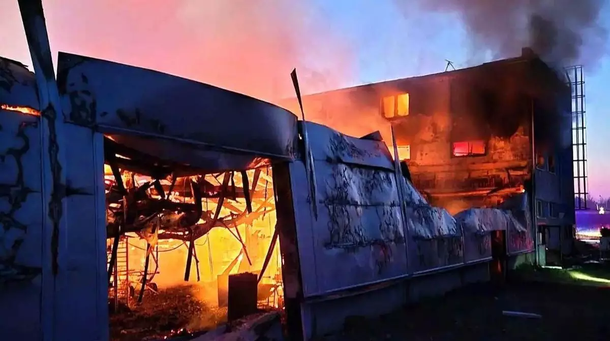 В Чехии подожгли склад с дронами для Украины