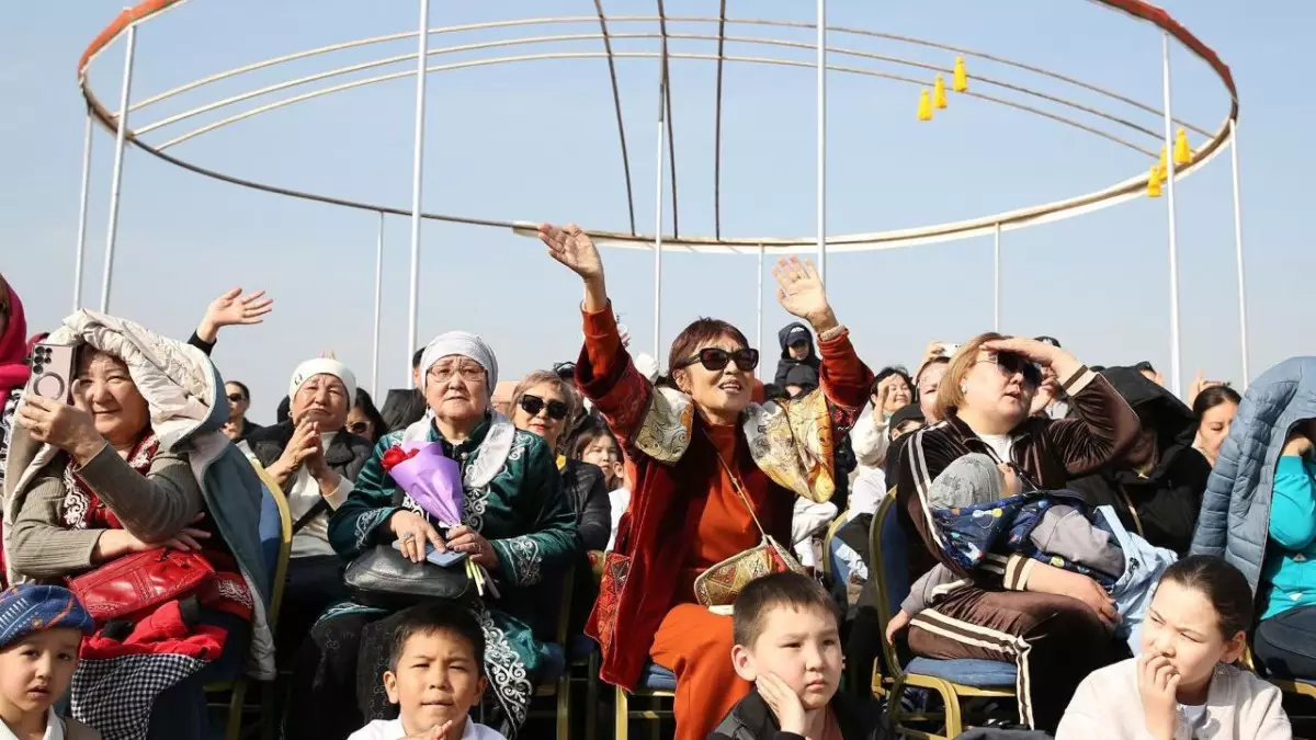 Ең үлкен шаңырақ: Алматыда Наурыз күндері әлемдік рекорд орнатылды