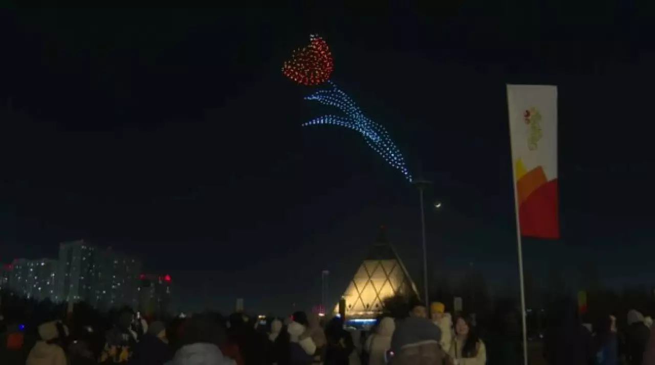 Елордада дрондар шоуы өтті