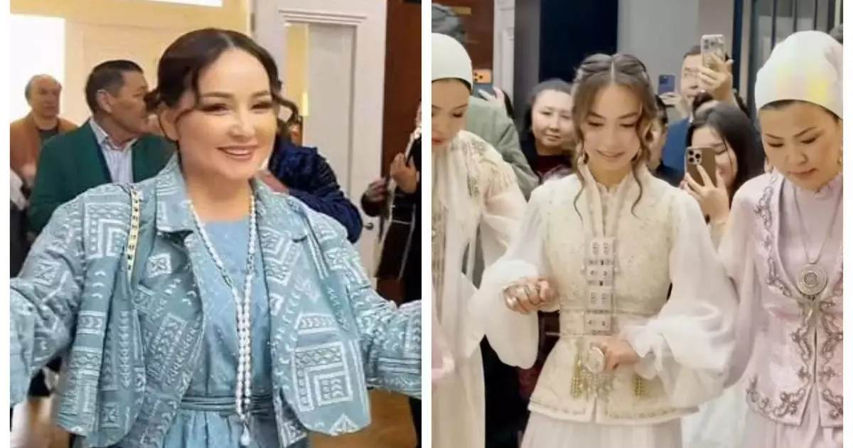  «Ерекше бақыттымыз»: Әнші Жазира Байырбекова құда түсіп, келініне сырға салды (ВИДЕО) 