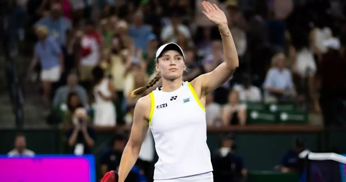  Елена Рыбакина Miami Open турнирінің төртінші айналымына шықты 