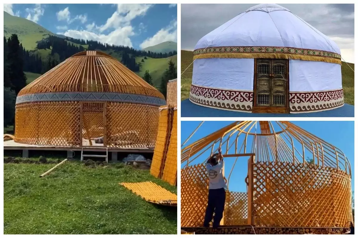 Қазақстанда киіз үй бағасы 200 мыңнан 1,8 миллион теңгеге дейін: Оны кімдер сатып алады?
