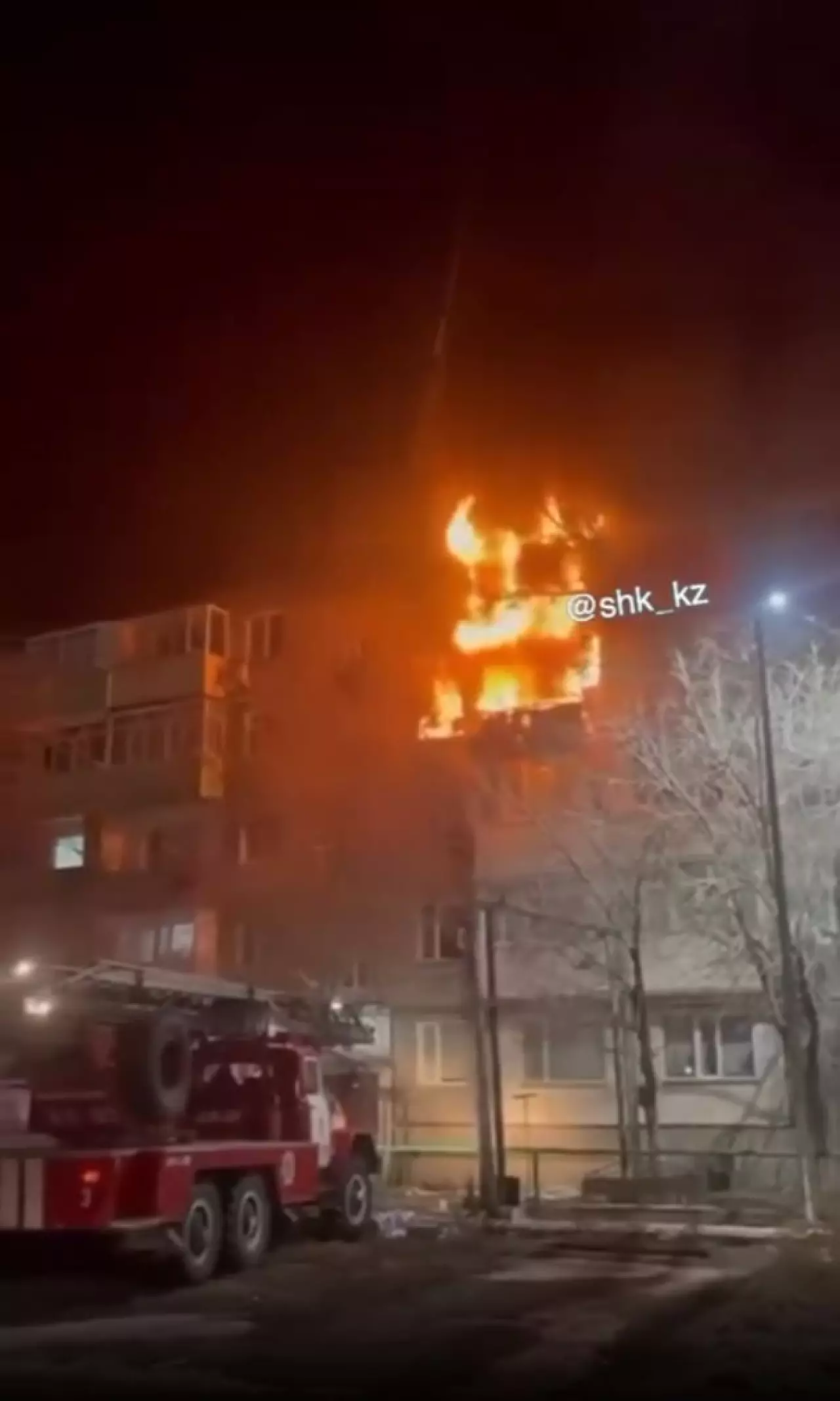 Шахтинскте газ балоны жарылып, 8 адам зардап шекті