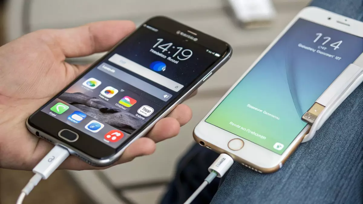 Samsung тестирует прямой обмен файлами между Galaxy и iPhone