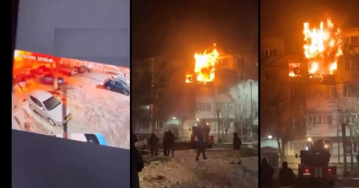  Полицейлер жеткенде газ жарылды: Шахтинсктегі жарылыста 8 адам зардап шекті 