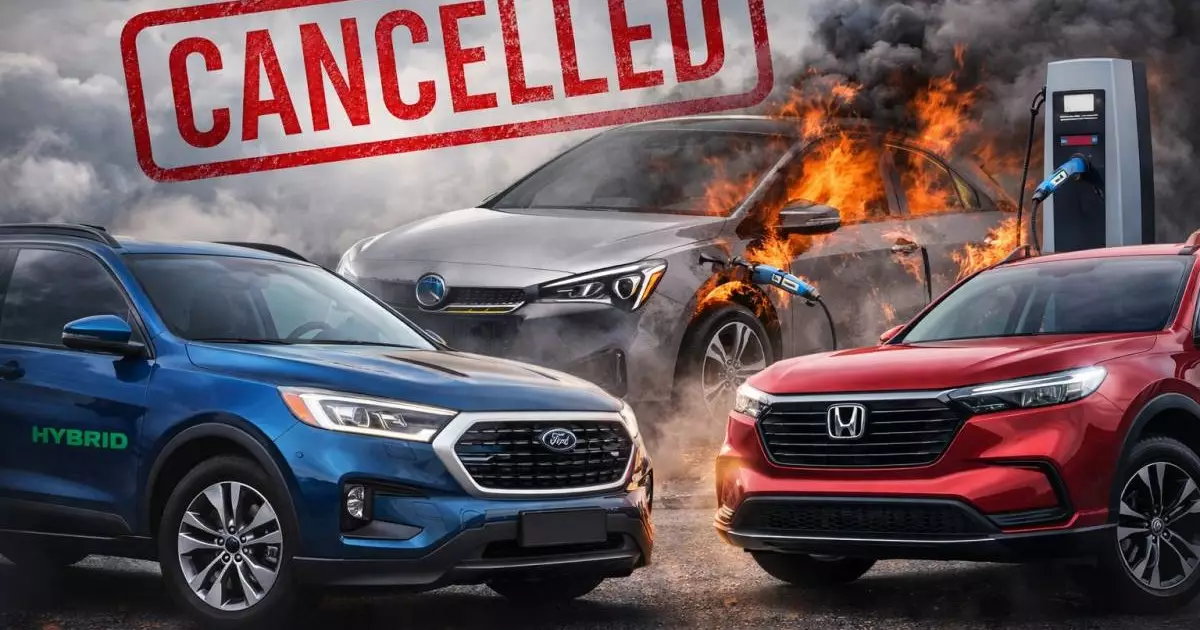 Автогиганты пересматривают планы: электромобили теряют приоритет 