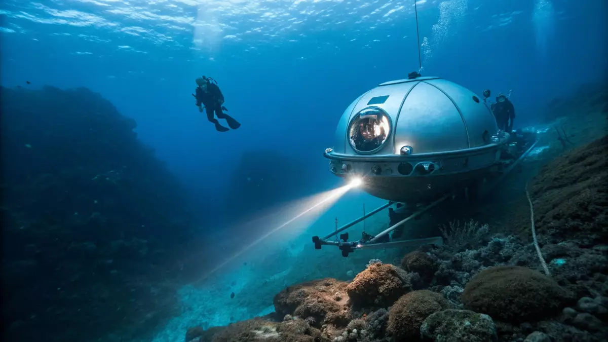 Китай готовит туристический батискаф для погружений на километровую глубину