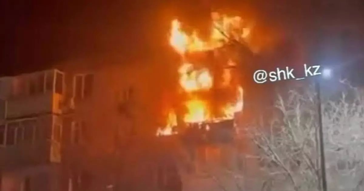  Шахтинскте алапат өртке себеп болған күдікті ұсталды 