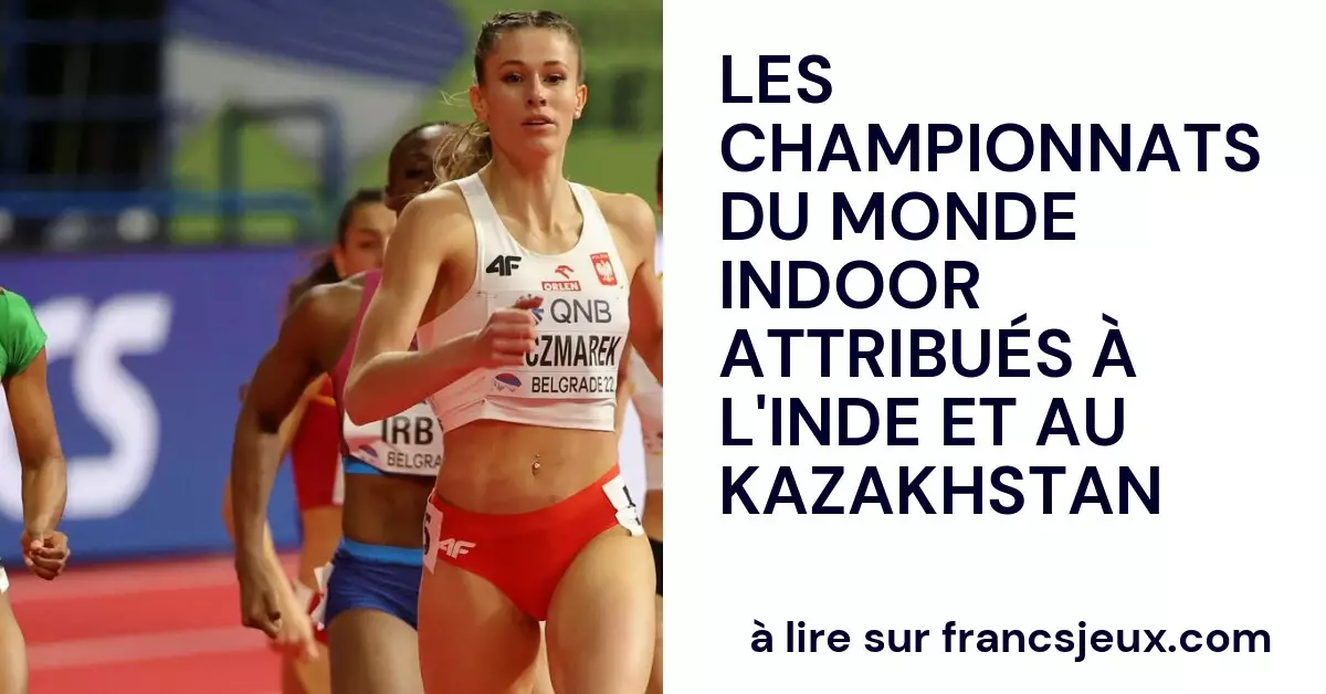 Чемпионат мира по легкой атлетике в помещении пройдет в Индии и Казахстане.