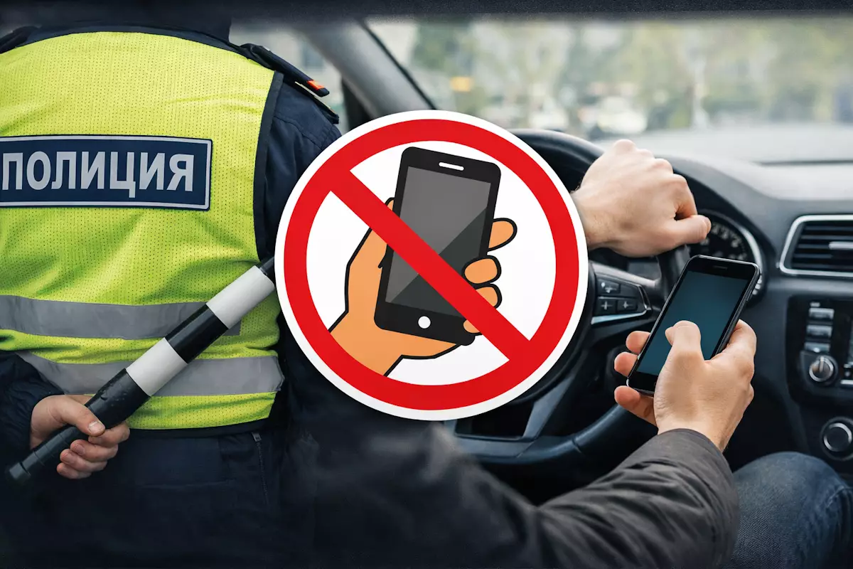 В МВД объяснили, когда можно пользоваться телефоном за рулем