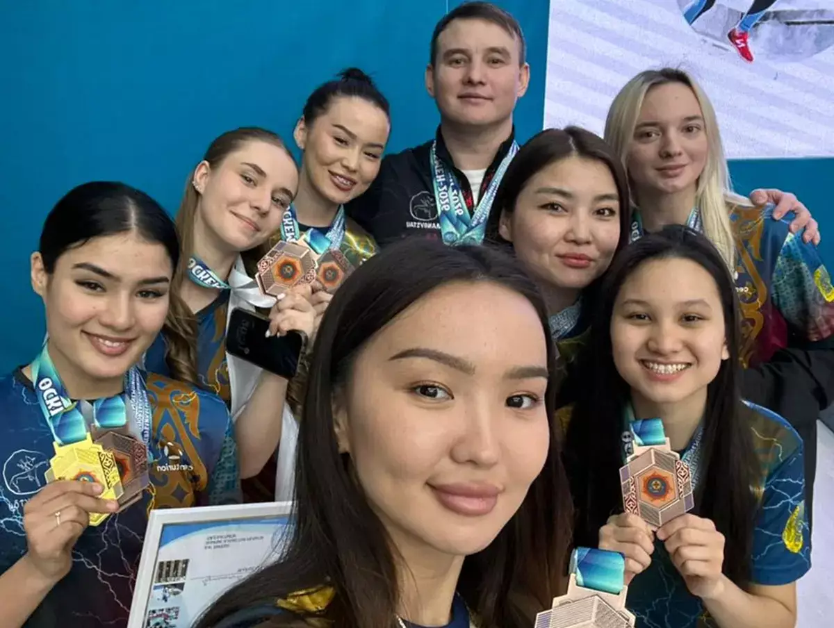 Женская сборная ДЧС Мангистау в тройке лидеров чемпионата республики по пожарно-спасательному спорту - новости на Lada.kz 24.03.2026