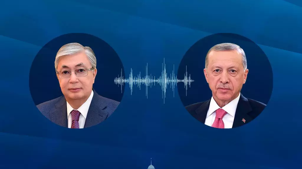 Қасым-Жомарт Тоқаев Түркия басшысы Режеп Тайып Ердоғанмен телефон арқылы сөйлесті