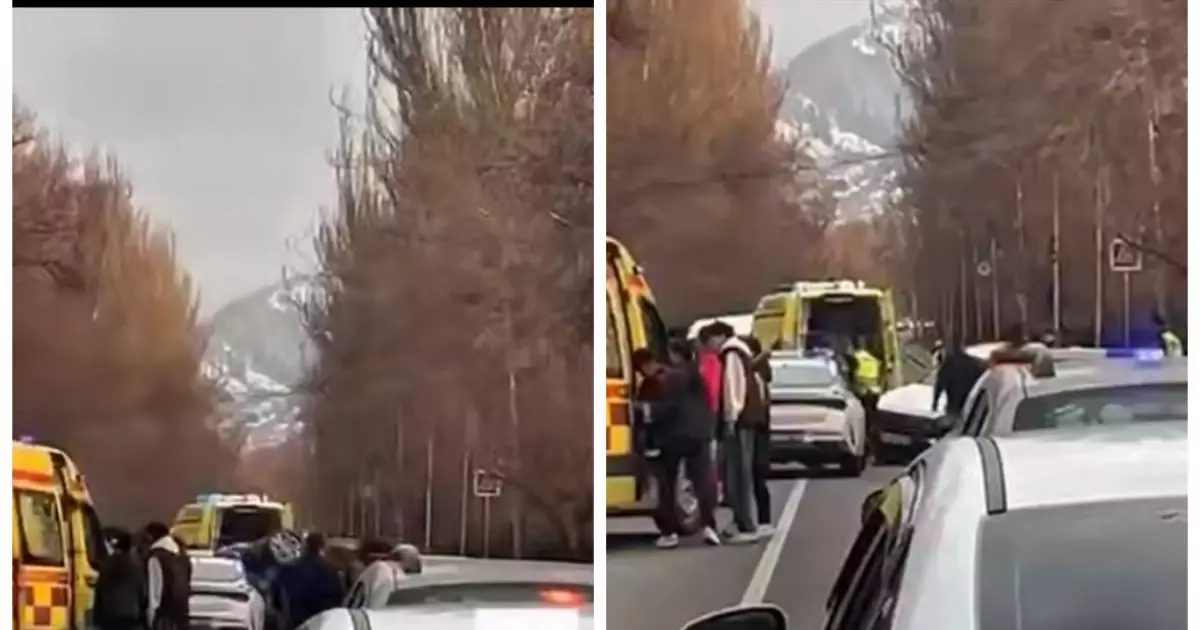  Алматы көшелерінің бірінде тағы жол апаты болды 