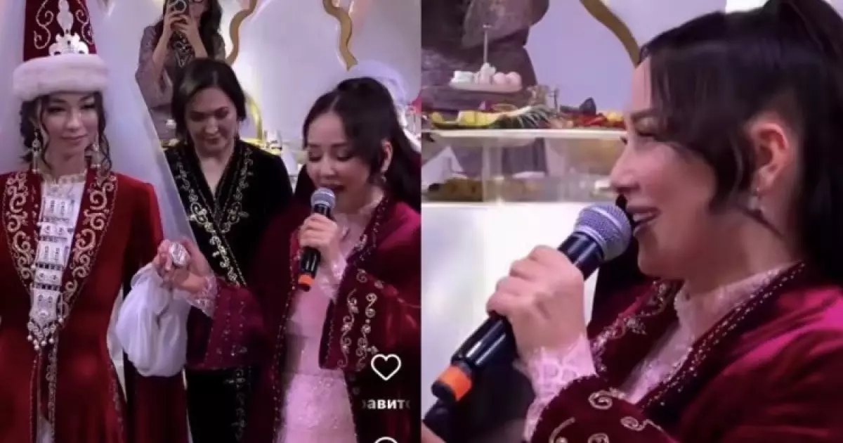  “Әніммен алып кеттім”: Жазира Байырбекова келінін өзі ұзатқанын айтты 