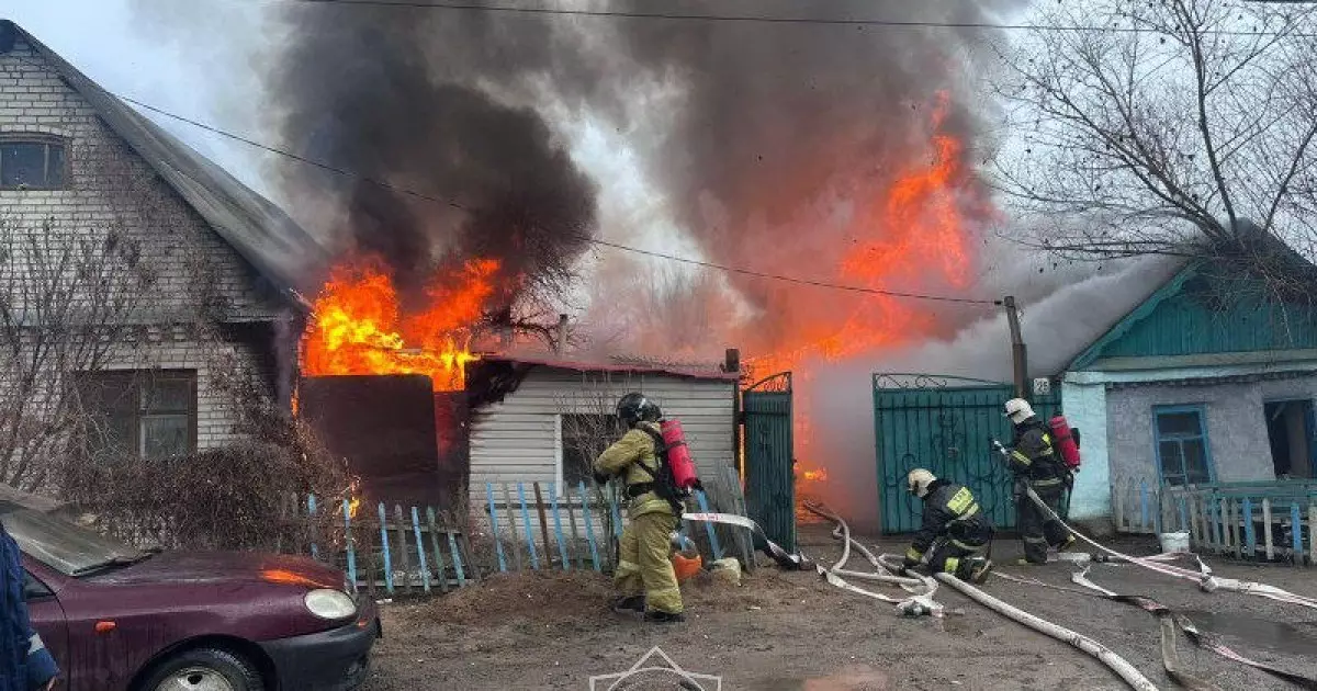  Оралда 52 жастағы әйел үйінде жанып кете жаздады 