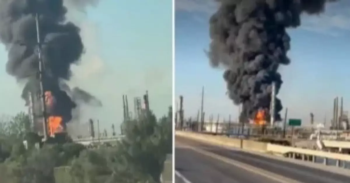  АҚШ-та ірі мұнай зауытта алапат өрт шықты 