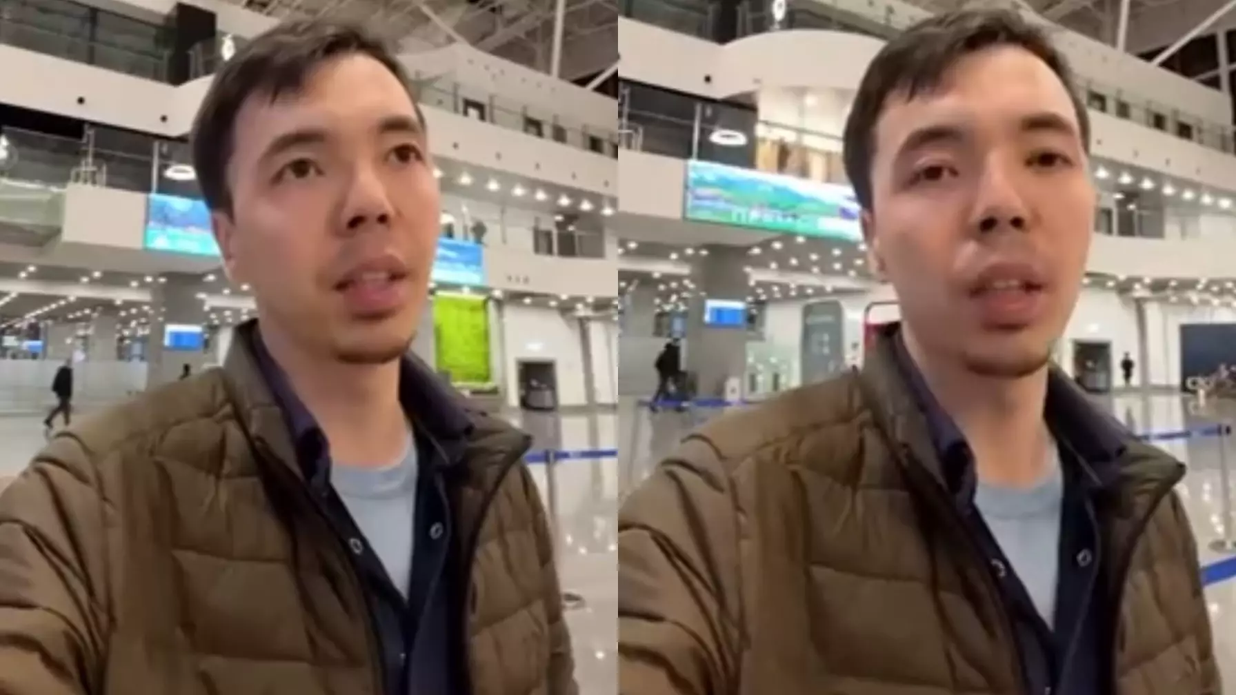 "Не масқара бұл?": Ақын Сырым Әуезханды ұшаққа мінгізбей қойды (ВИДЕО)