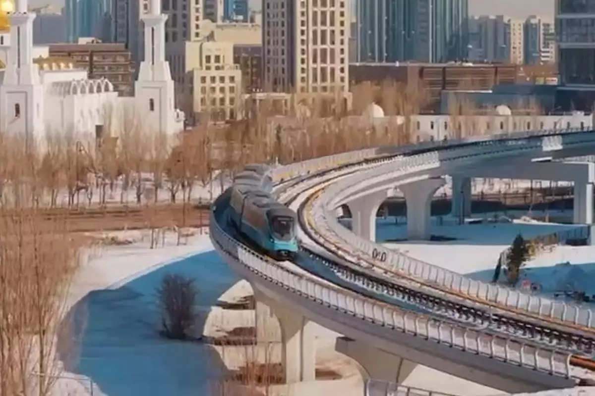 Поезда LRT в Астане разогнали до 80 км/ч