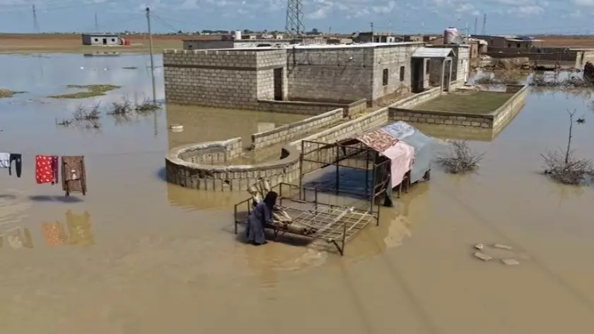 Сириядағы су тасқыны: 700-ге жуық үй су астында қалды