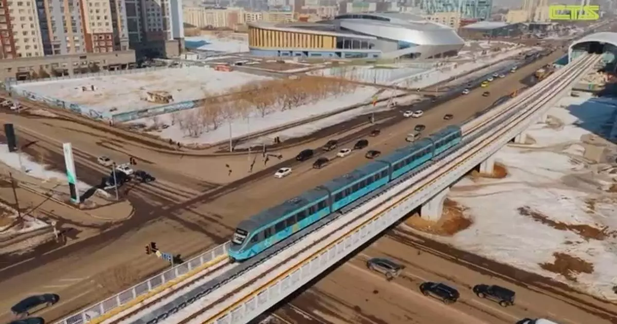  Астанада LRT жылжымалы құрамы сынақтан сәтті өтті 