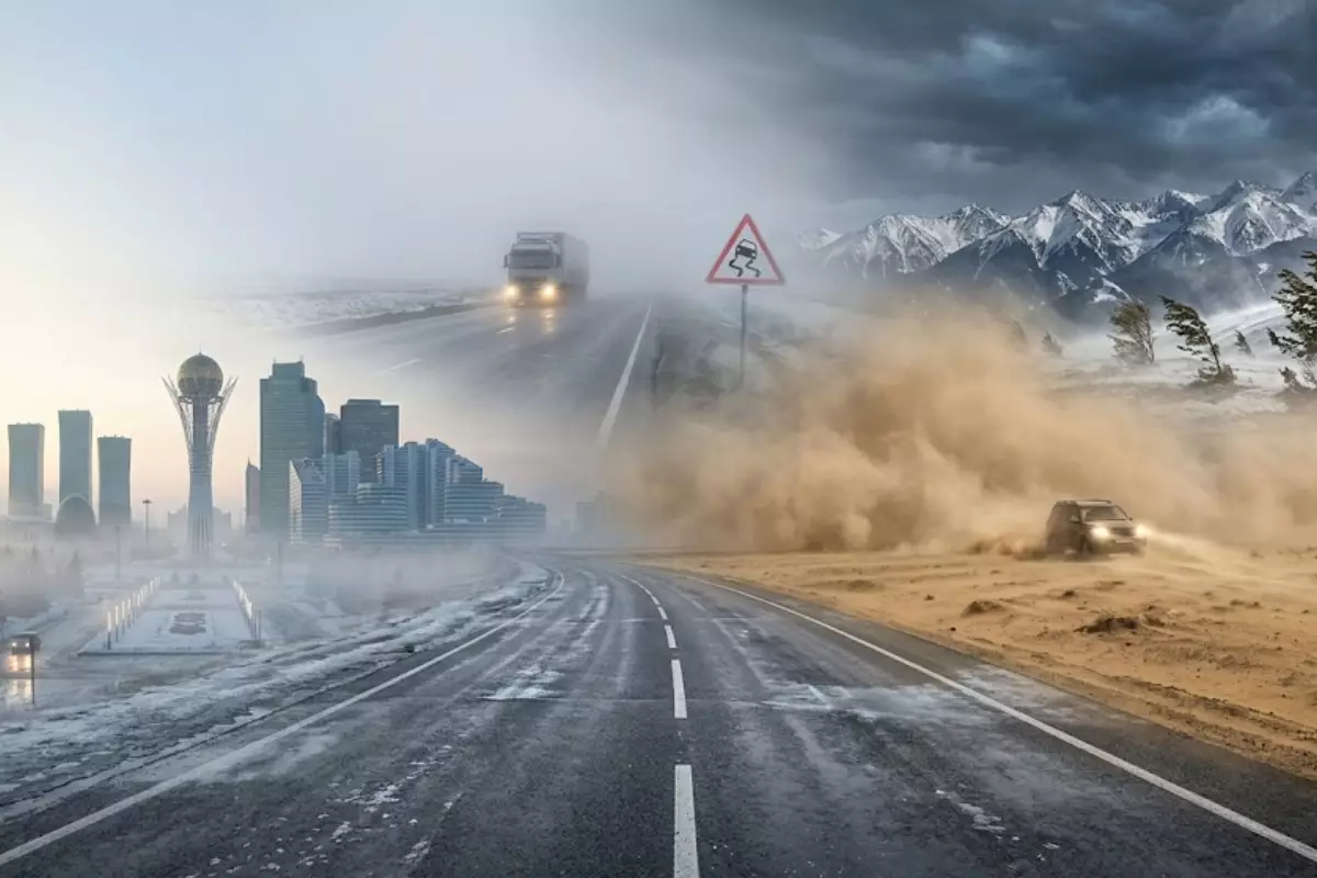Ветер до 28 м/с и пыльные бури: в каких регионах Казахстана будет опасно 26 марта