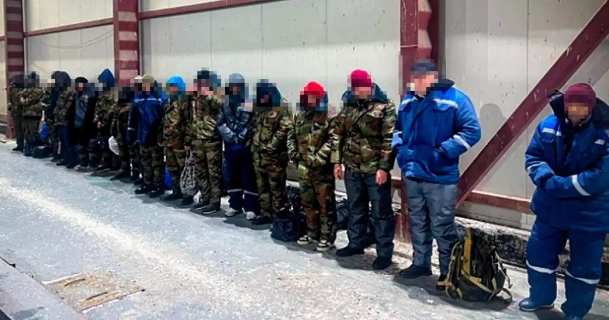  Ақтөбеде шекарадан заңсыз өтпек болған 18 шетел азаматы ұсталды 