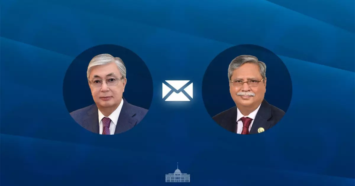  Мемлекет басшысы Бангладеш президентін құттықтады 