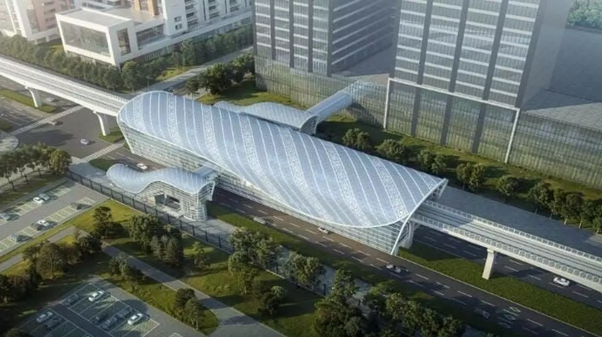 В Астане на испытаниях LRT поезда разогнали до 80 км/ч