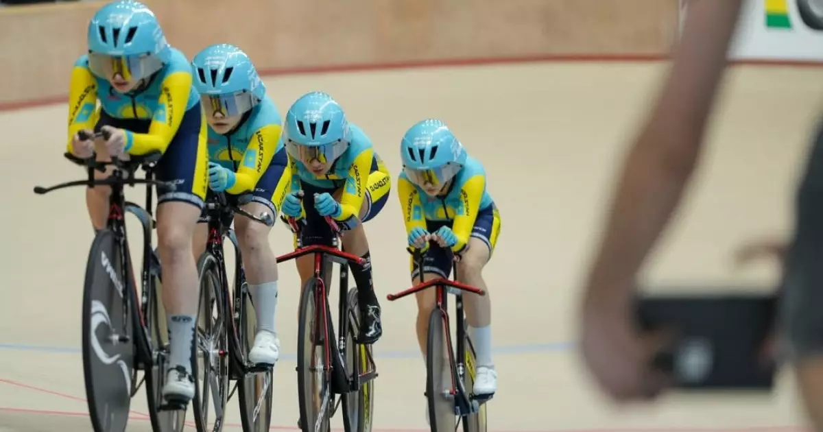  Велоспортшылар Азия чемпионатында алғашқы медалін жеңіп алды 