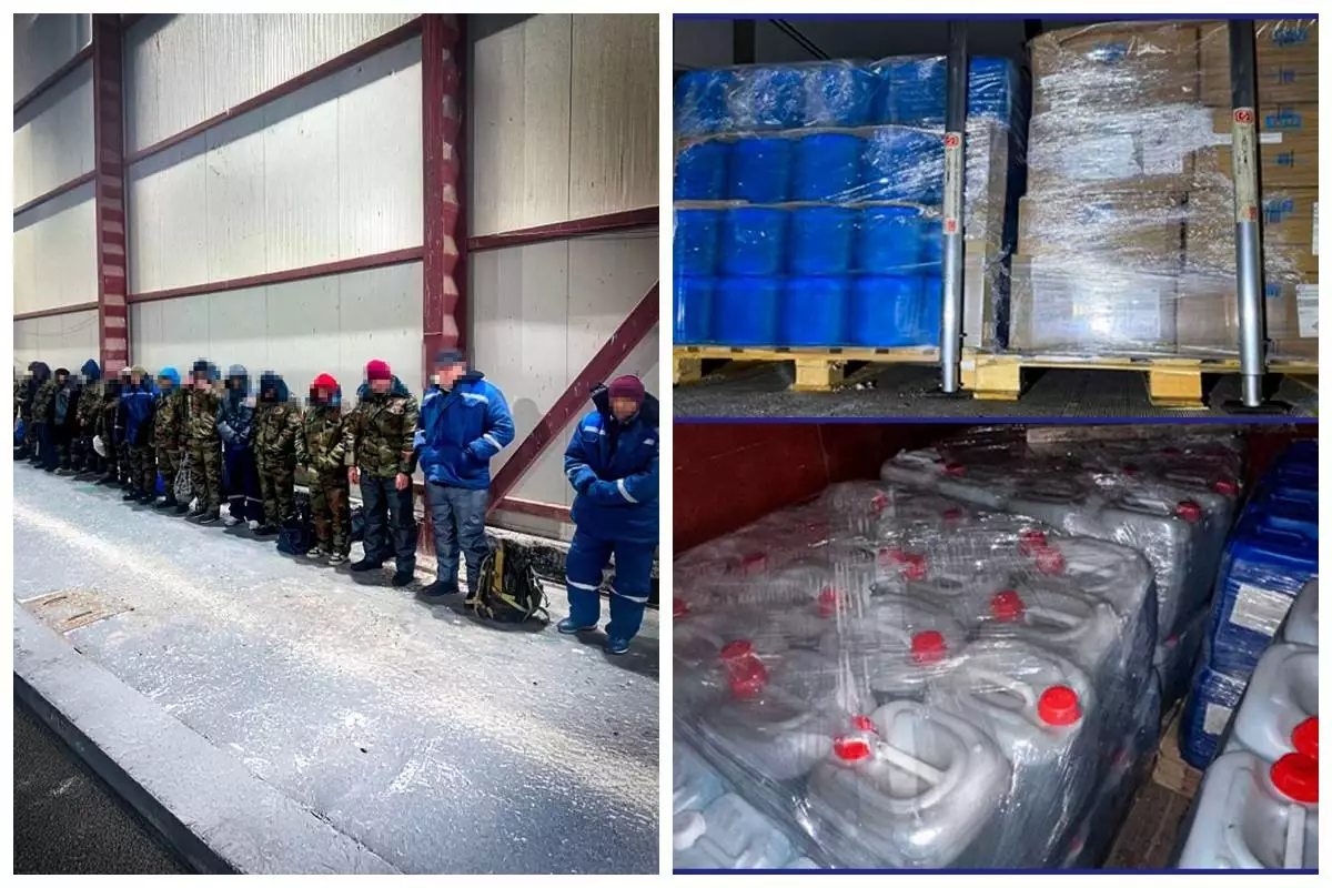 Ақтөбе облысында есірткі және контрабанда жеткізгісі келген 18 шетел азаматы ұсталды