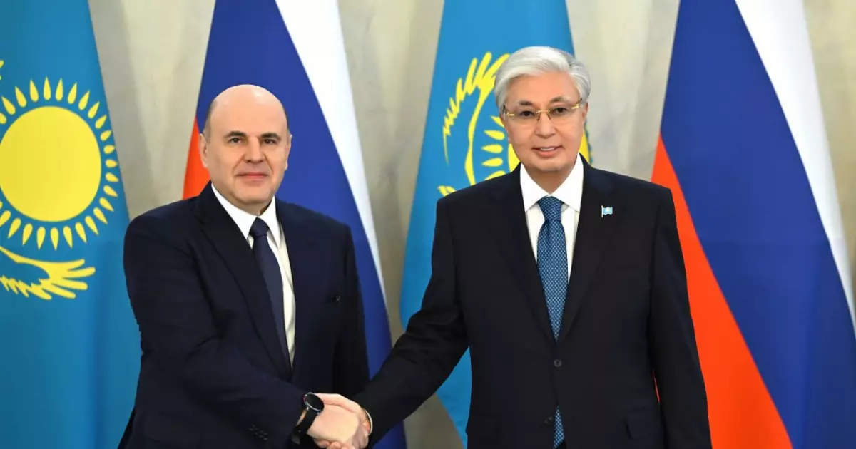   Мемлекет басшысы Ресей Премьер-министрі Михаил Мишустинді қабылдады   
