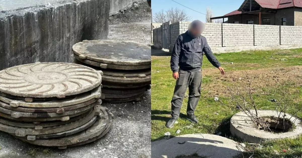  Түркістан облысының 4 тұрғыны кәріз құдықтарының қақпағын ұрлаған 