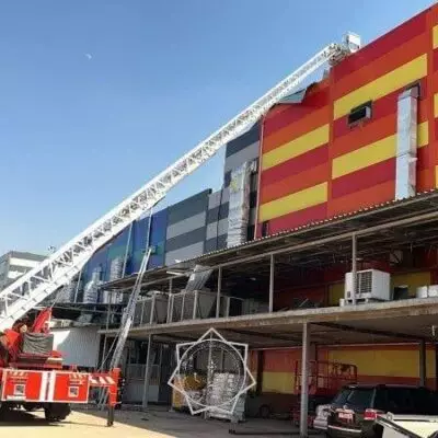 Пожар в торговом центре Алматы: огонь вспыхнул внезапно